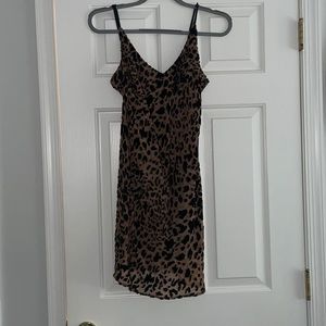 Large cheetah print dress